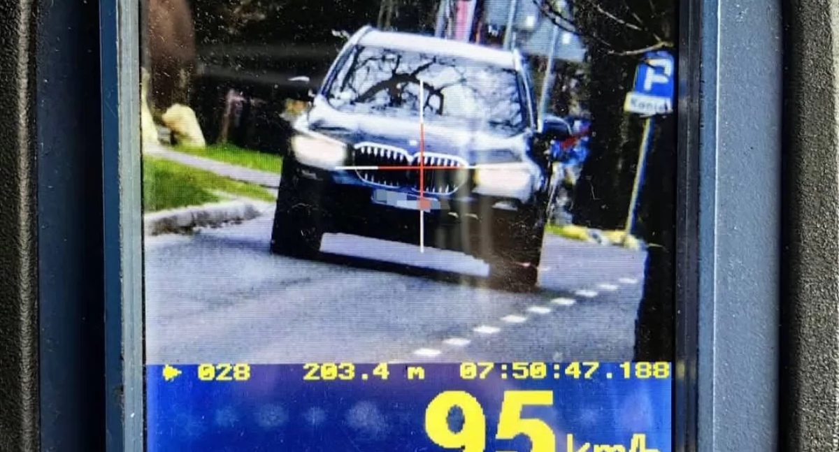 Pirat drogowy za kierownicą BMW w rękach policji 