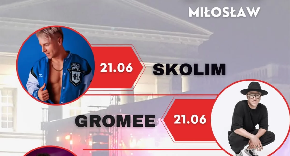Koncertowe lato w Miłosławiu! Skolim i Gromee na początek! 