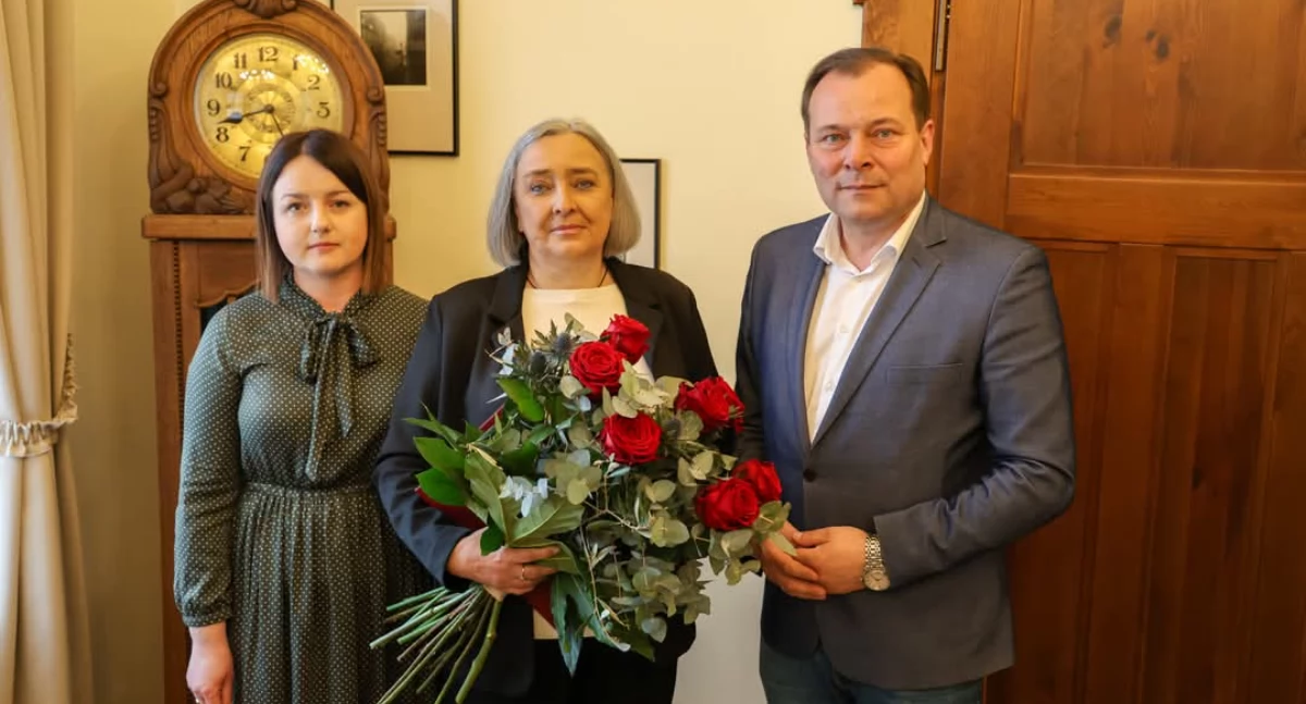 Arleta Nowak z nominacją dyrektorską SSP nr 1