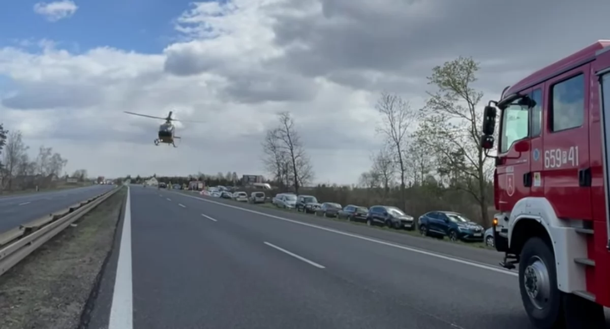 Wypadek dwóch chłopców podczas zawodów w Opatówku. Lądował śmigłowiec LPR