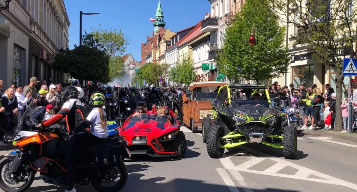 Motocyklowa parada i piknik w centrum Wrześni! (zdjęcia) 