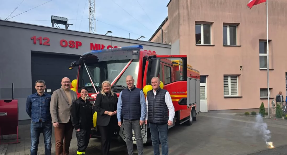 Nowy wóz strażacki zawitał do Miłosławia! (Galeria) 