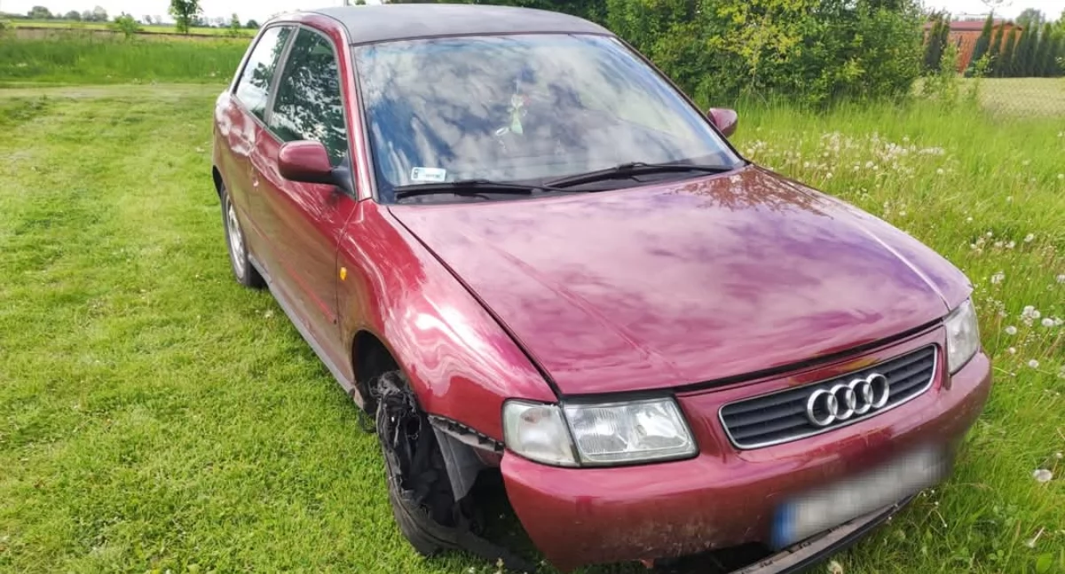 Policyjny pościg za kierowcą Audi