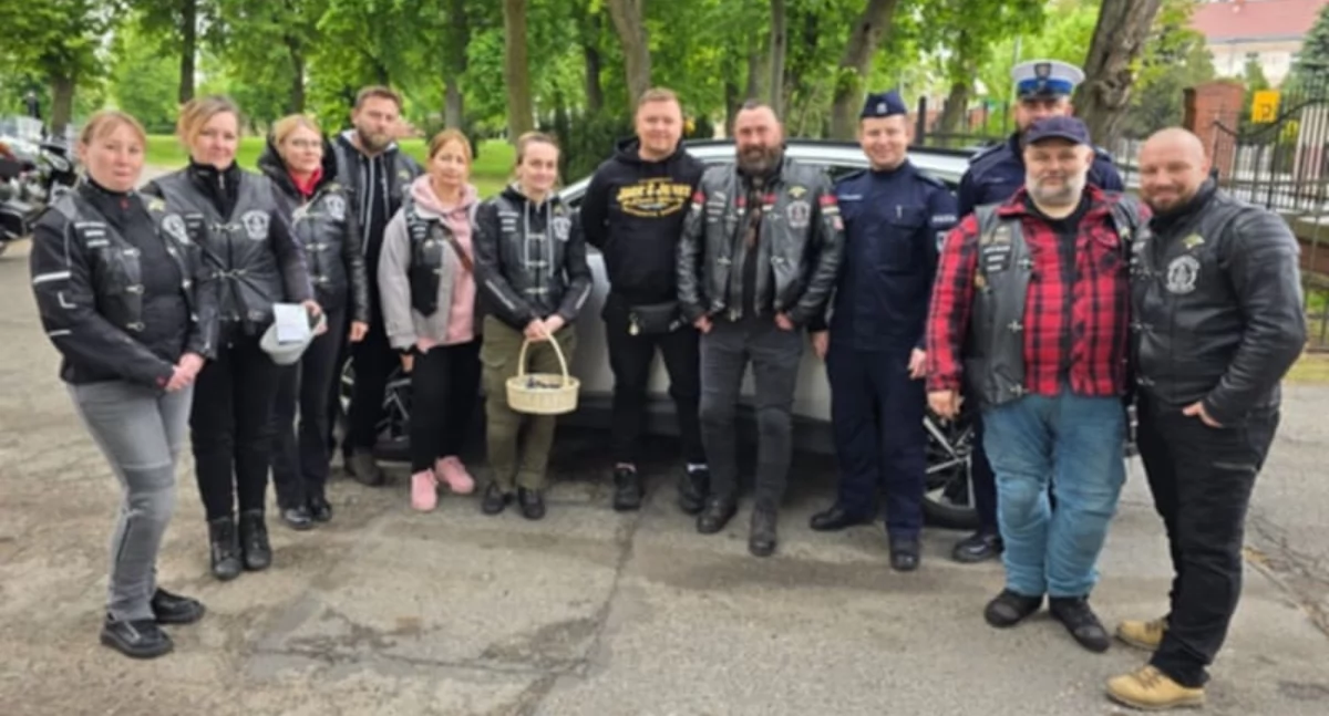 Wspólna akcja policjantów i motocyklistów