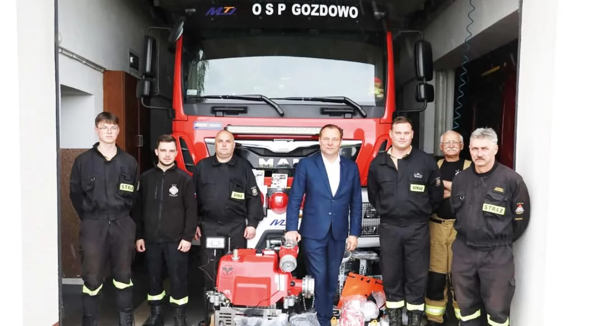 Specjalistyczny sprzęt dla OSP Gozdowo