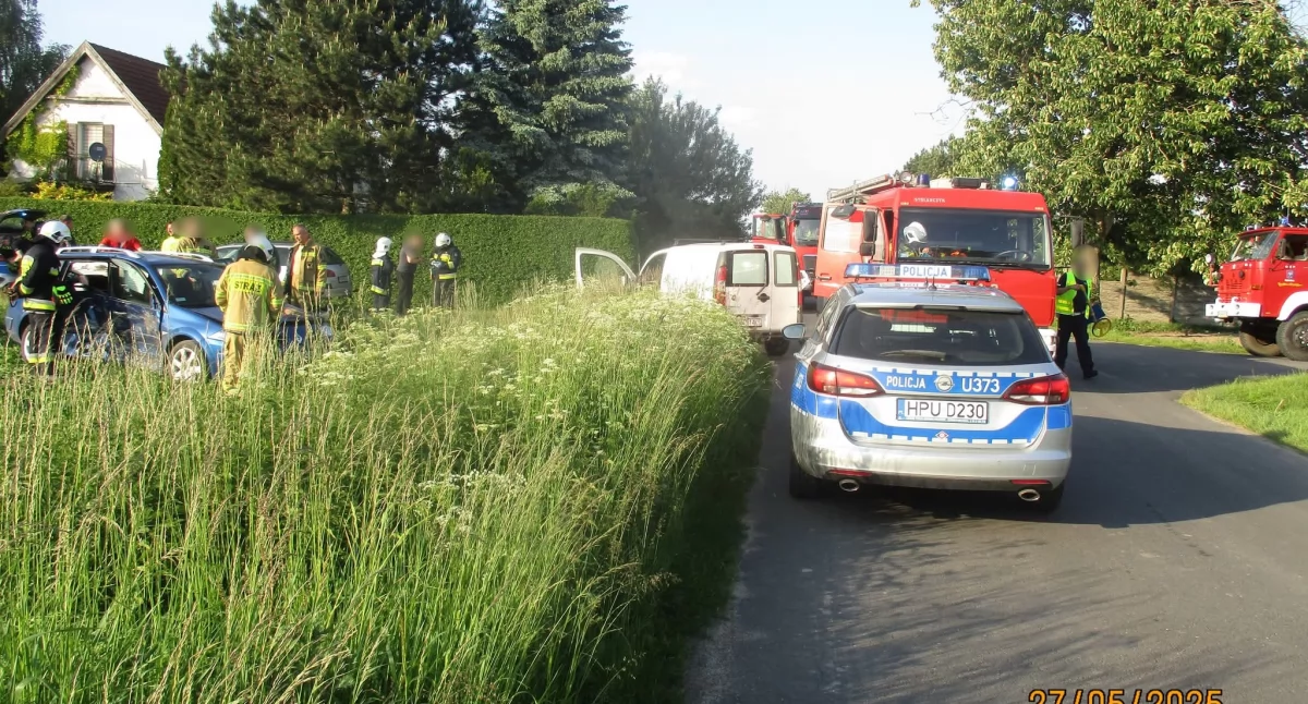 Po wypadku mama z dwójką dzieci trafiła do szpitala