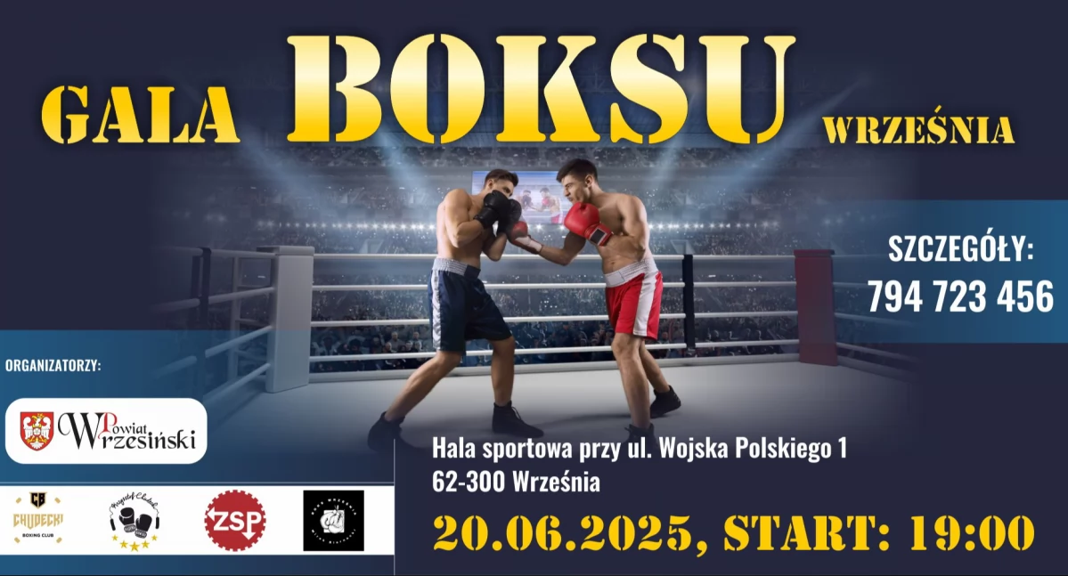 Wkrótce Gala Bokserska we Wrześni!