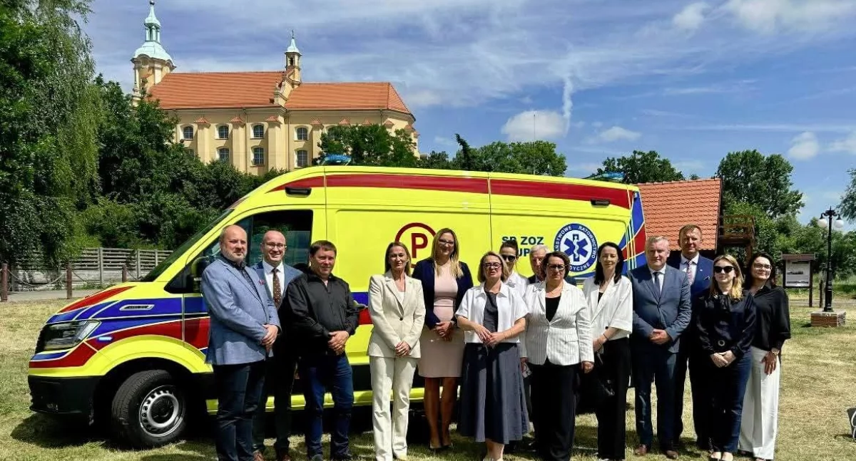 Nowa karetka na terenie powiatu wrzesińskiego 
