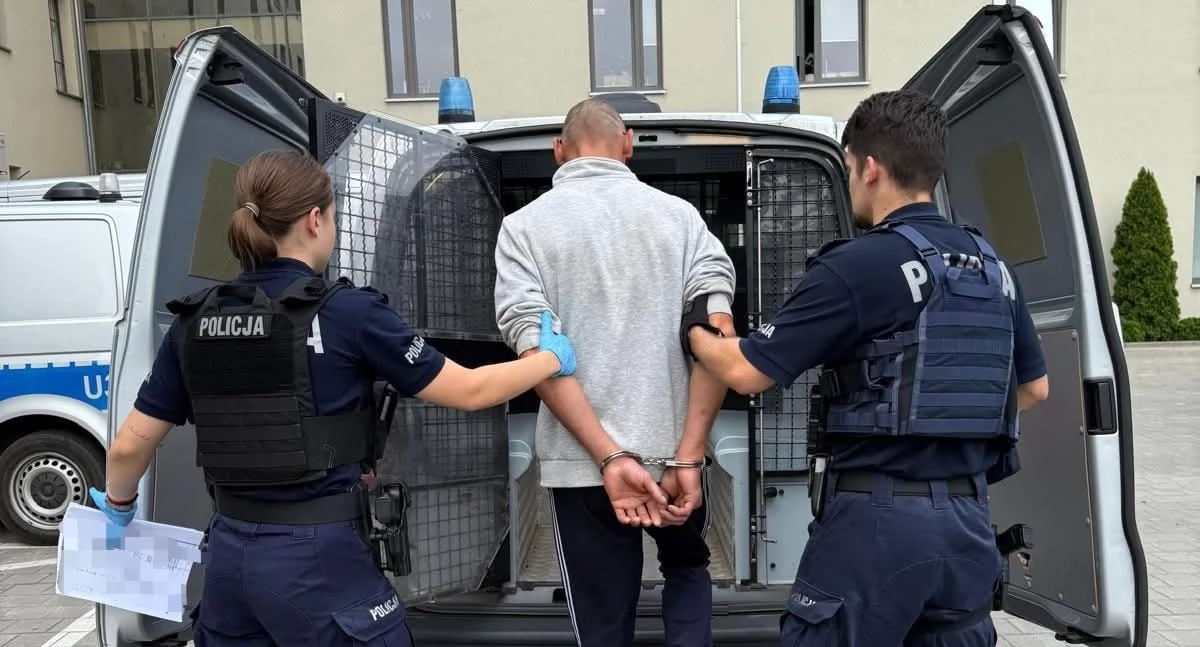 Dopuścił się rozboju. Został aresztowany 