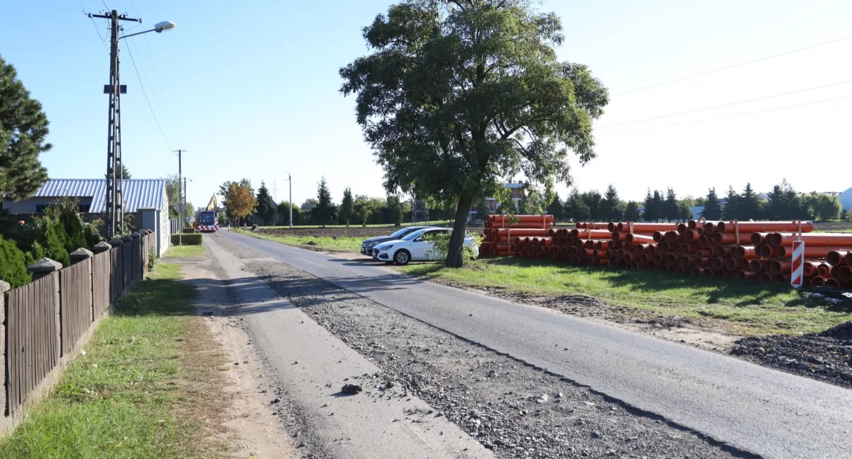 Przebudowa drogi w Przyborkach 