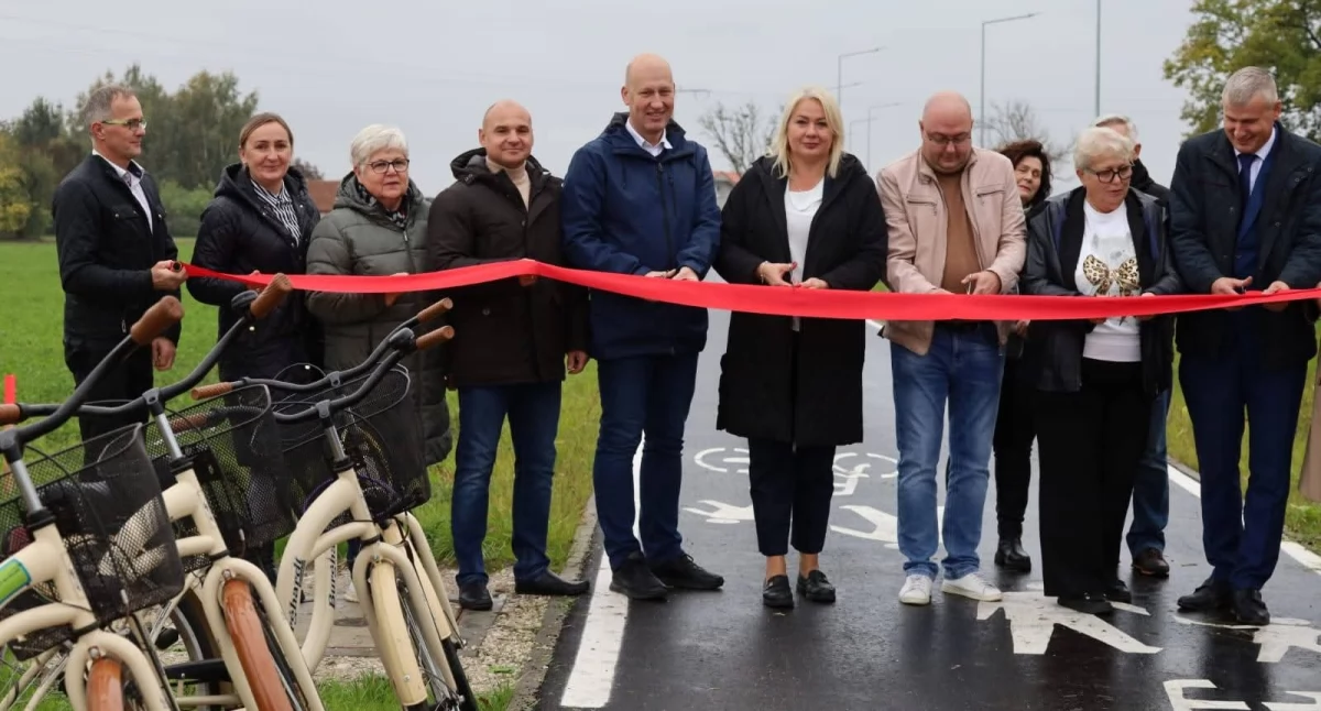 Nowy odcinek ścieżki rowerowej 