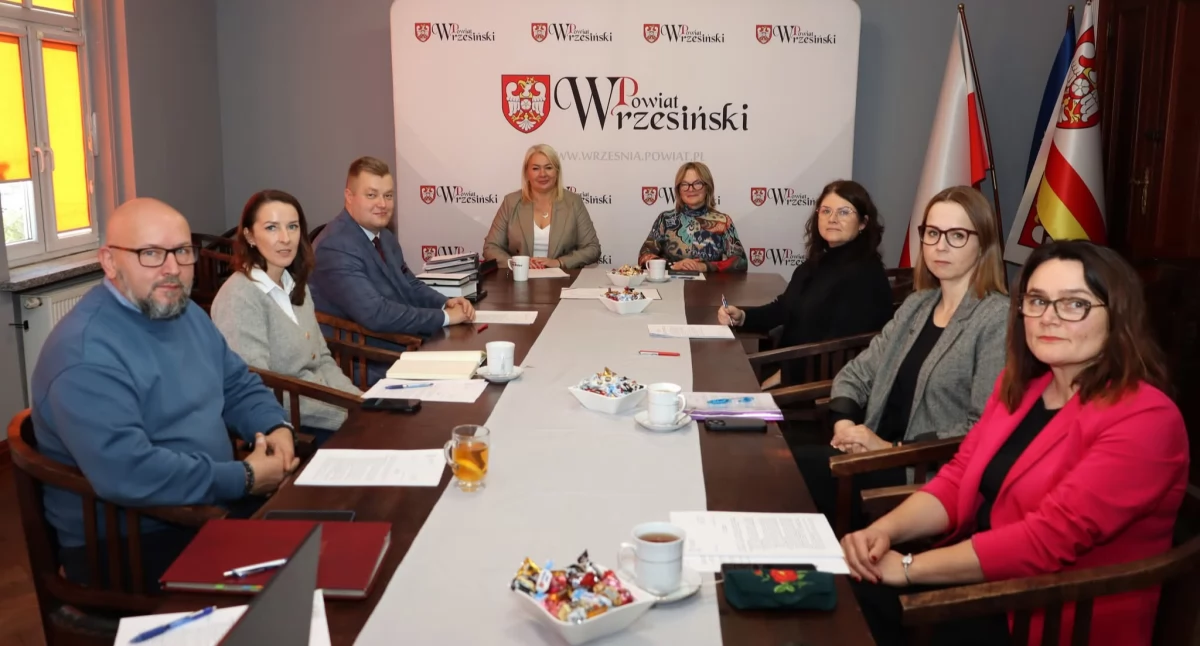 Posiedzenie Zarządu Powiatu Wrzesińskiego 