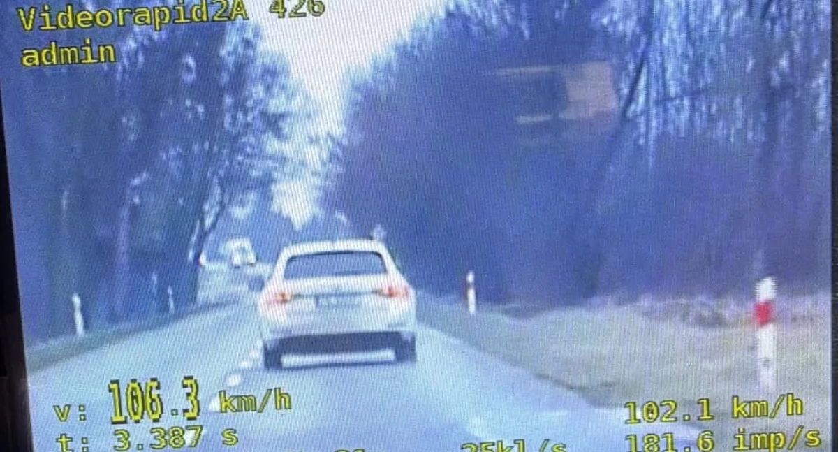 Przekroczył prędkość o 56 km/h w terenie zabudowanym 