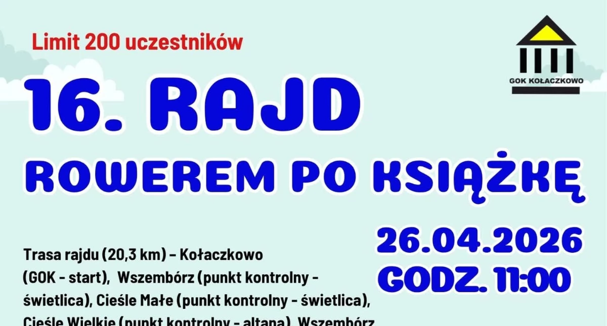 16. Rajd Rowerem po Książkę 