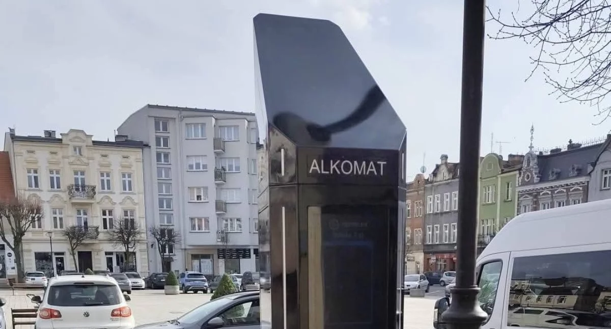 Alkomat pojawił się na wrzesińskim rynku!