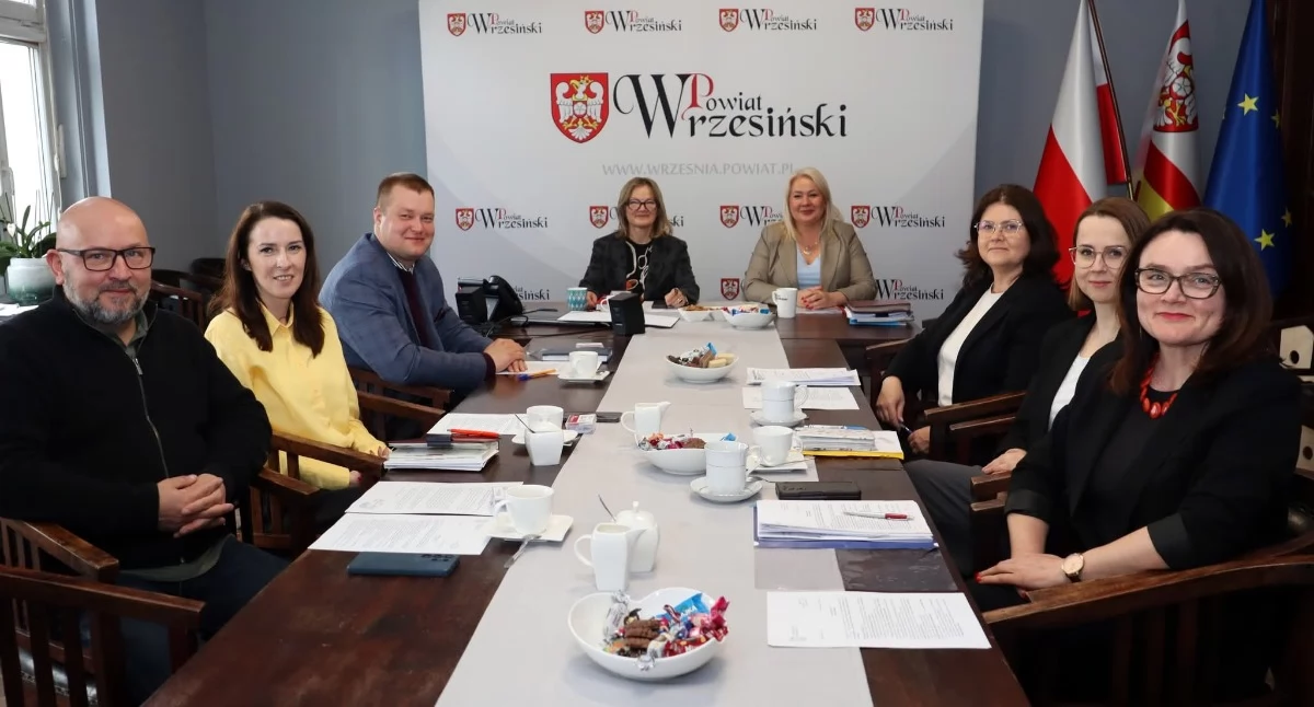 Posiedzenie Zarządu Powiatu Wrzesińskiego 