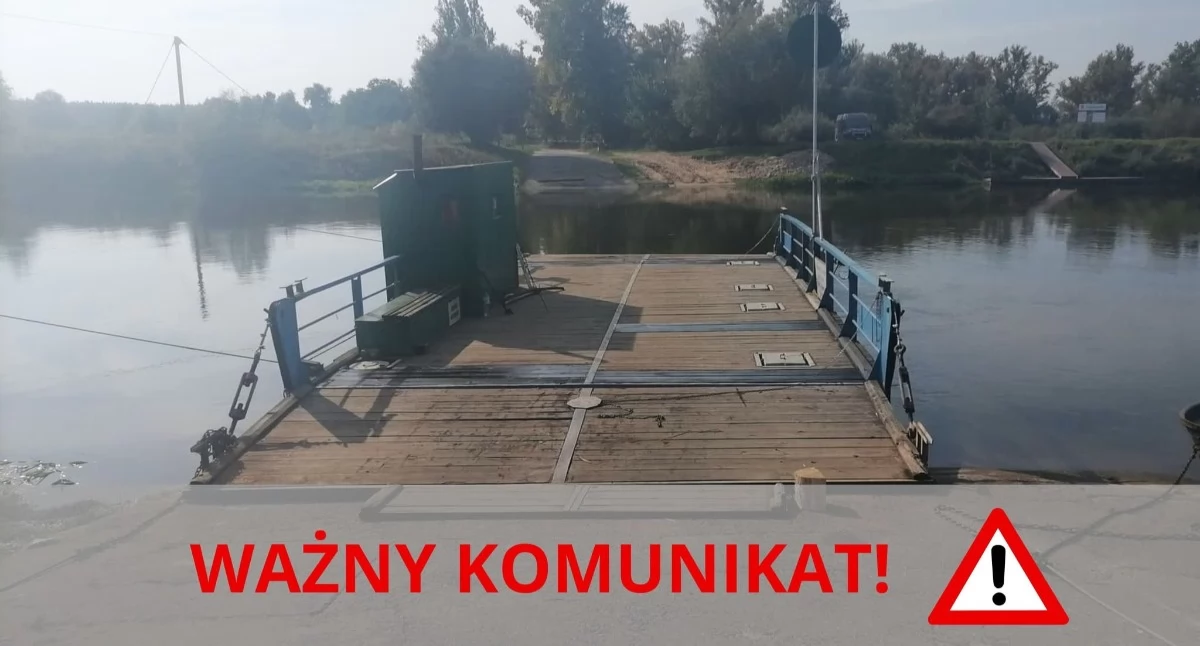 Przerwa w kursowaniu promu 