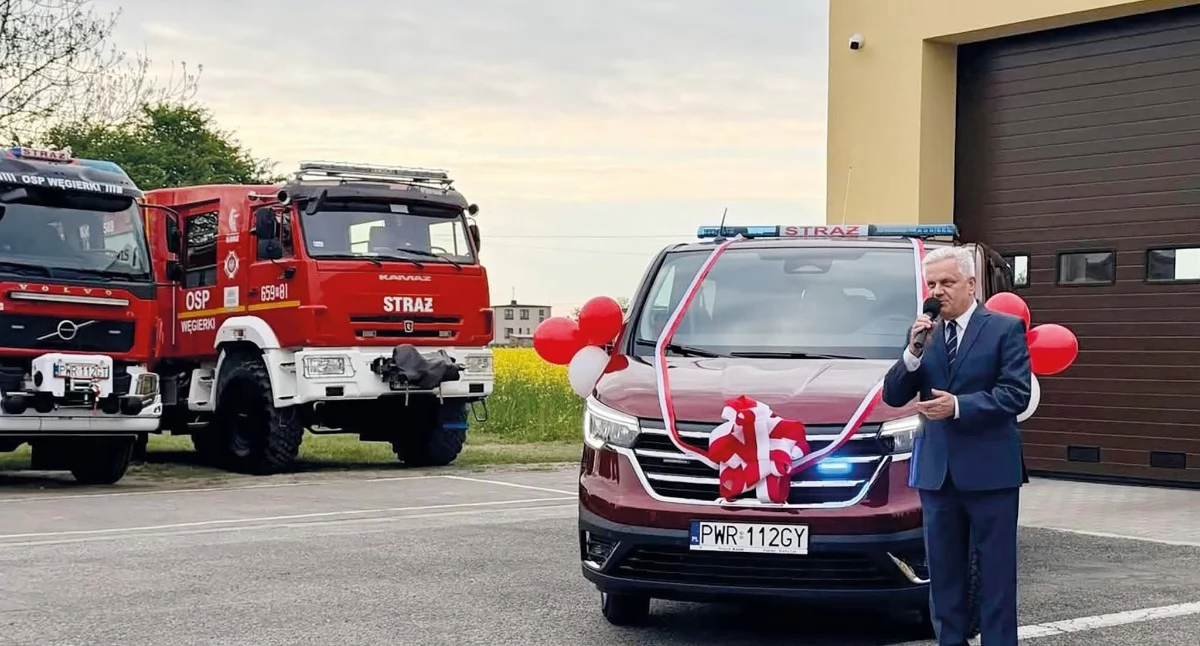Nowy pojazd w OSP Węgierki