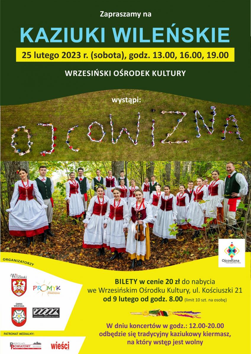 Zapraszamy na Kaziuki Wileńskie we Wrześni!
