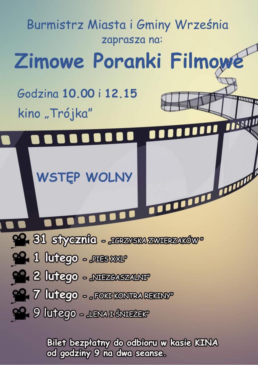 Zapraszamy na zimowe poranki filmowe w Kinie Trójka