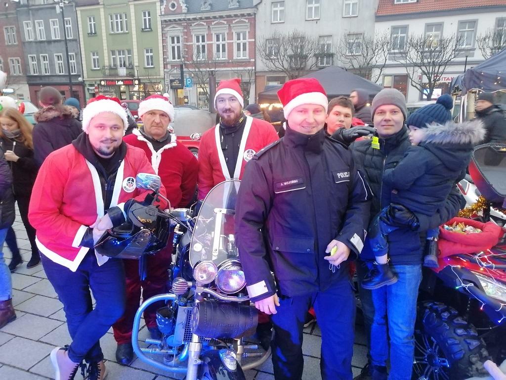 Policyjno-motocyklowy Mikołaj we Wrześni!