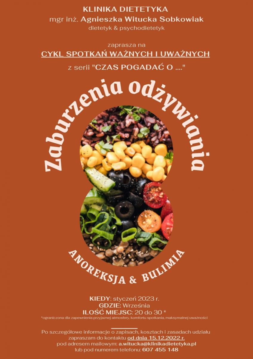 Rusza cykl warsztatów. Pierwszy temat to zaburzenia odżywiania