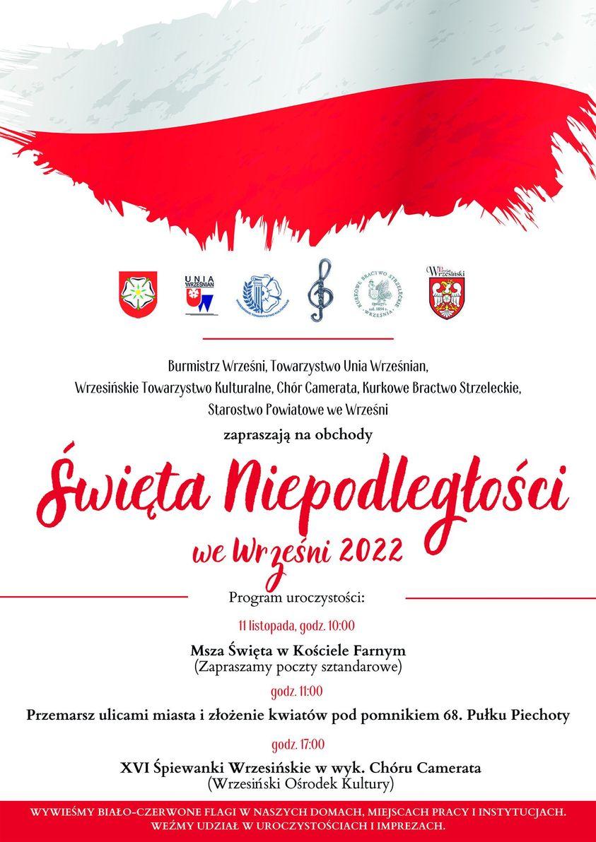 Święto Niepodległości we Wrześni (program)