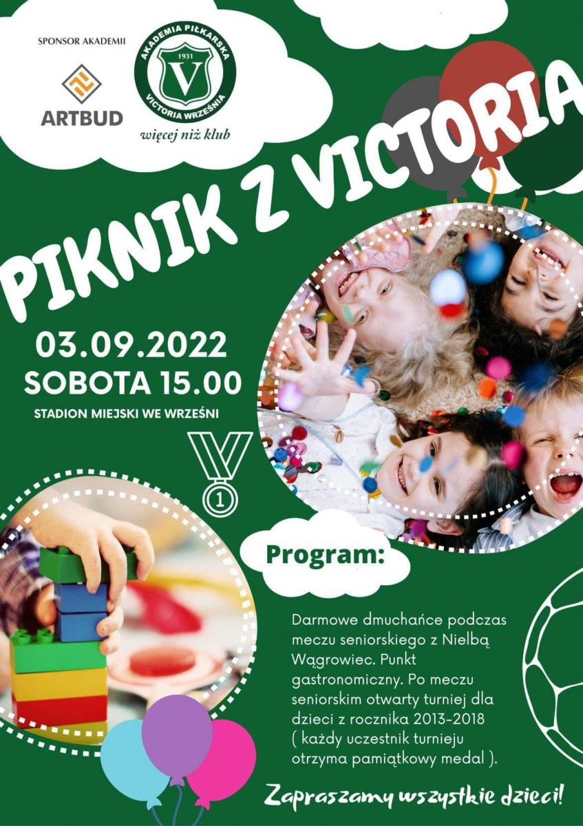 Zapraszamy na sobotni mecz i piknik z Victorią!