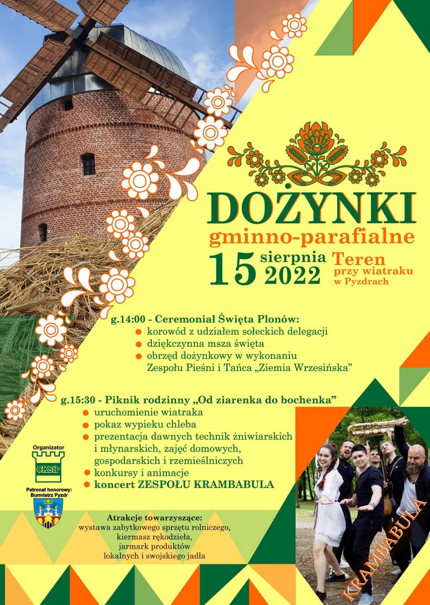 Pyzdry zapraszają na dożynki i piknik rodzinny!