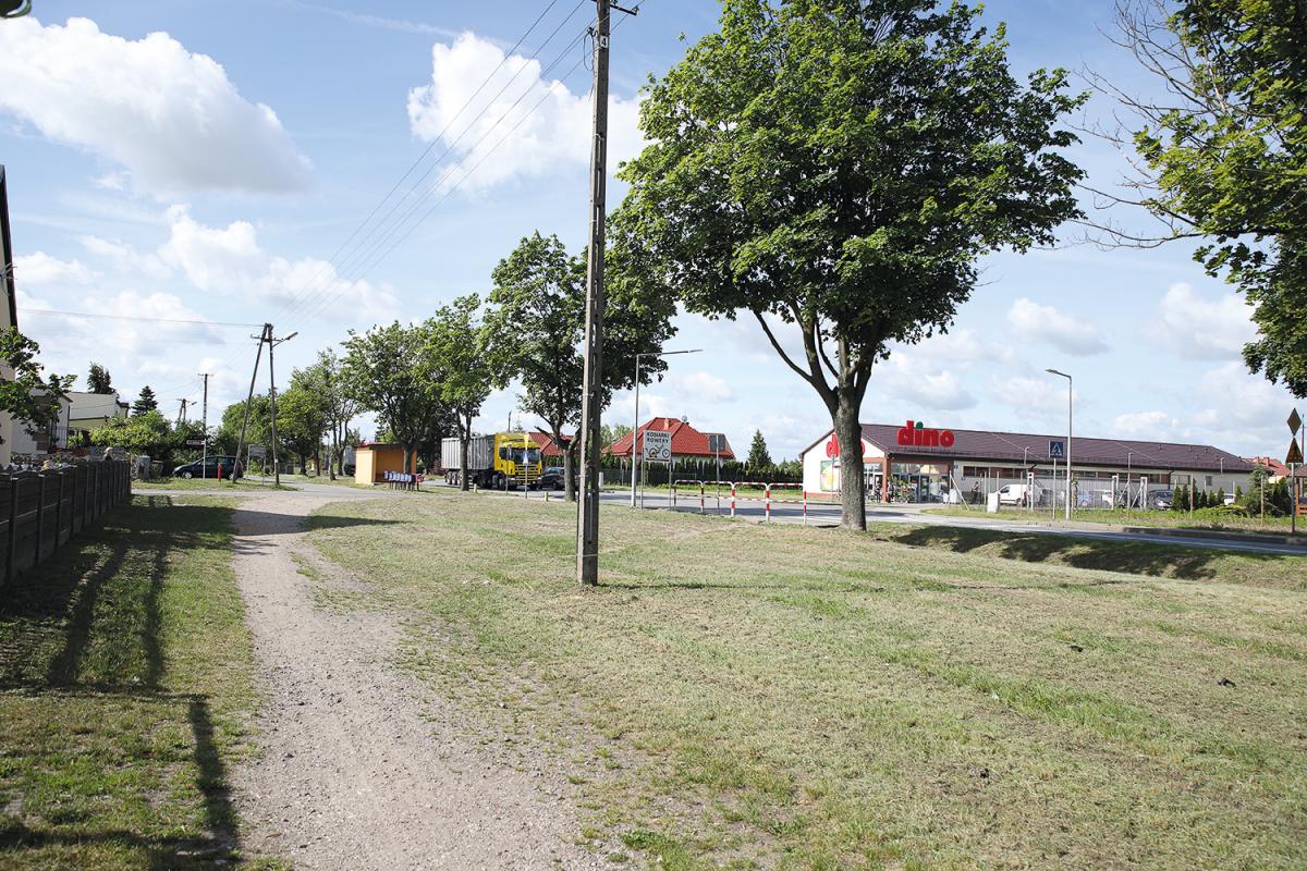 Bierzglinek z nowym chodnikiem