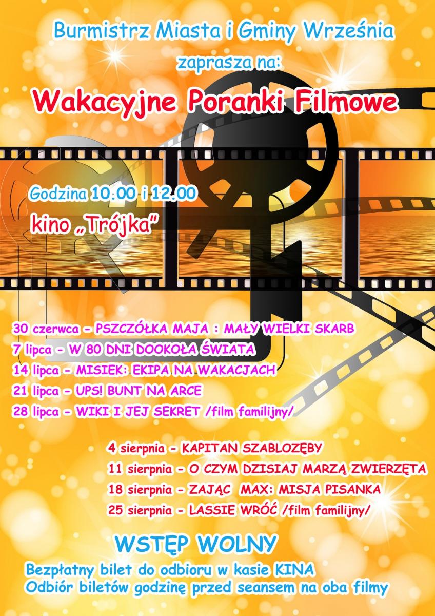 Ruszają wakacyjne poranki filmowe!