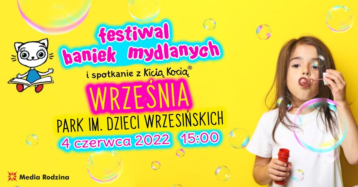 W sobotę Festiwal Baniek Mydlanych!