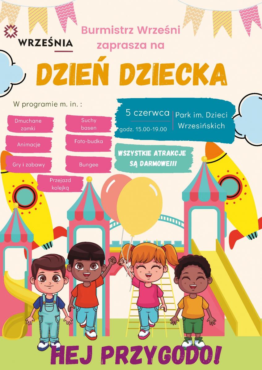 Oto atrakcje na Dzień Dziecka we Wrześni (zapowiedź)
