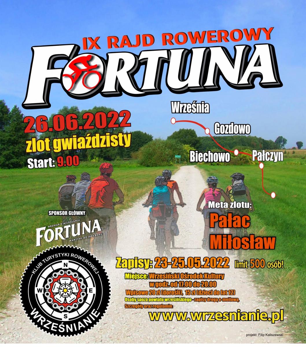 Przed nami IX Rajd Rowerowy Fortuna! (regulamin)