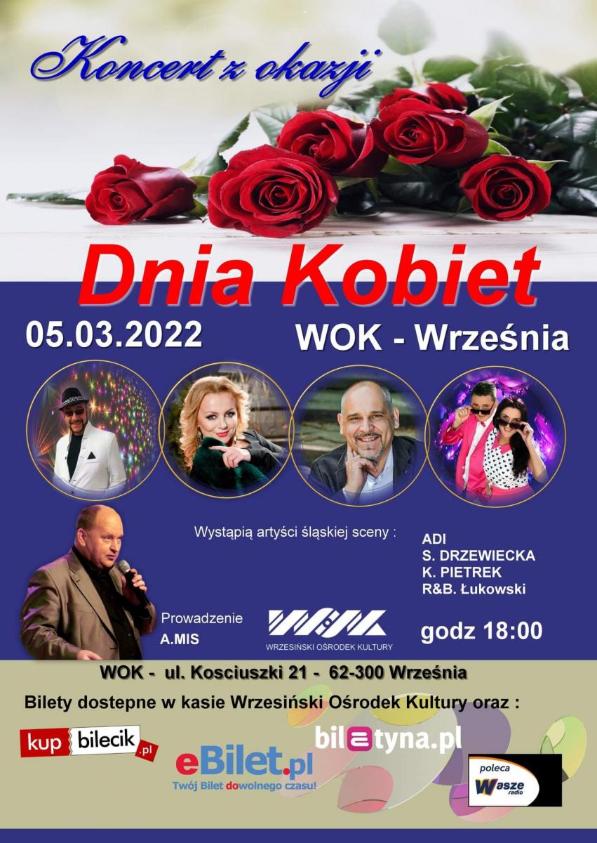 Koncert śląskich artystów na Dzień Kobiet we Wrześni