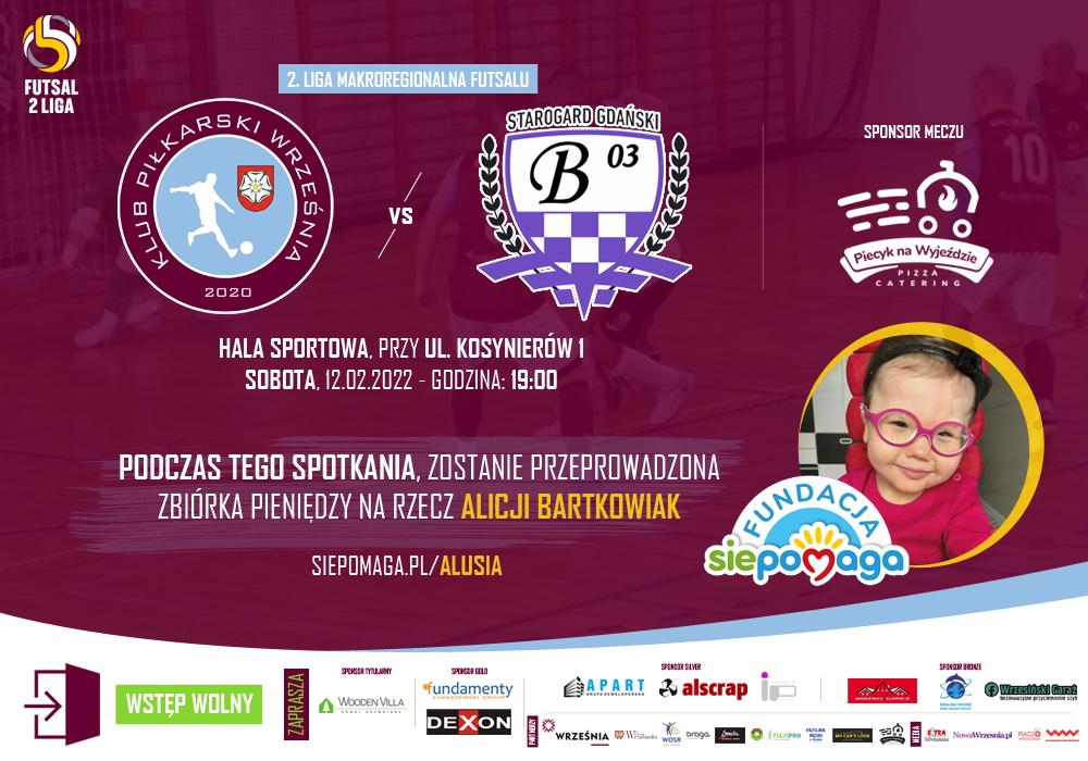 Futsal: KP Wooden Villa Września podejmie Starogard Gdański