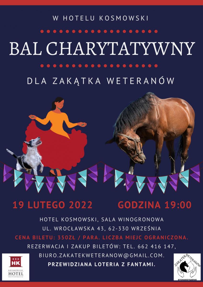 Zapraszamy na III Bal Charytatywny Zakątka Weteranów!