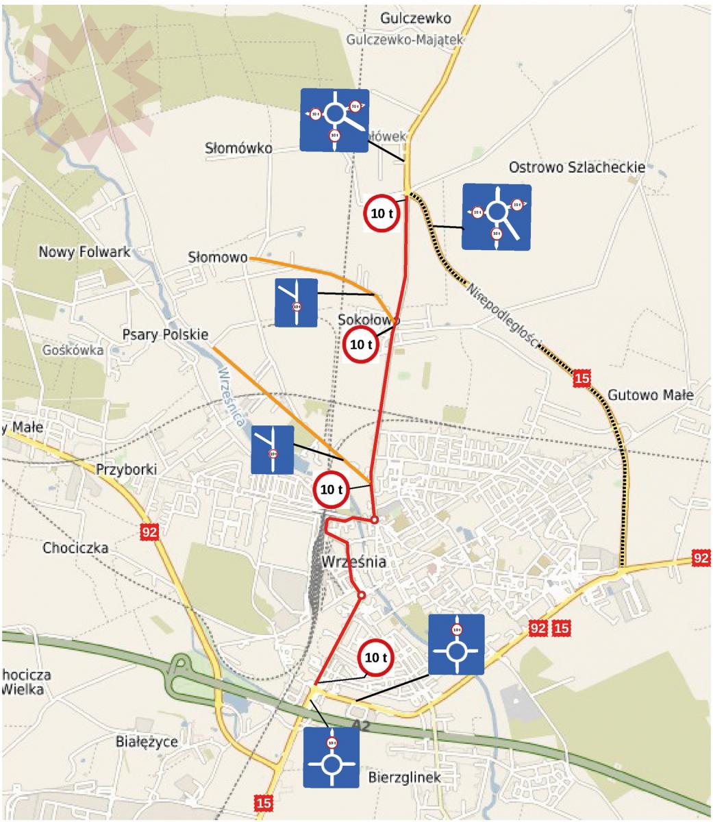 Obwodnica Wrześni drogą krajową