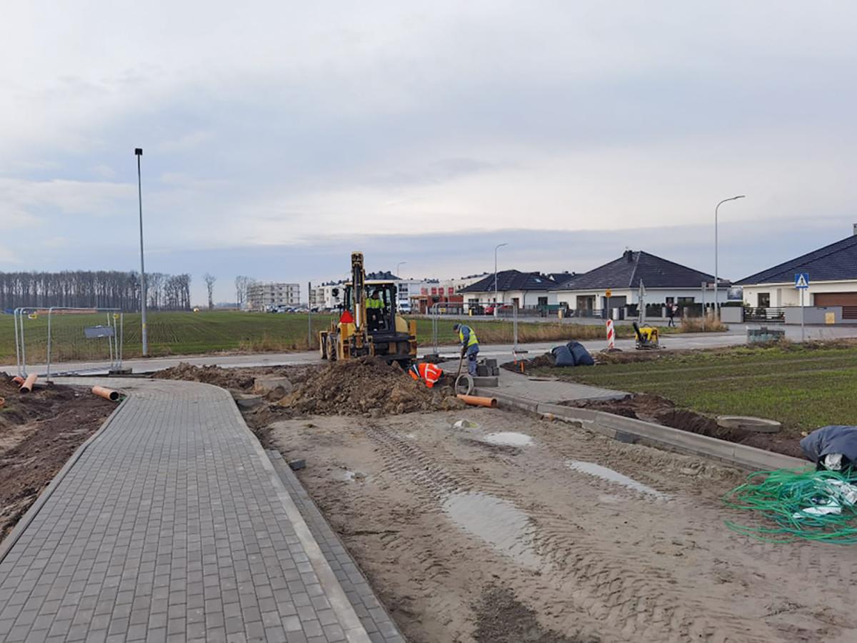 Budowa nowej drogi na Lipówce