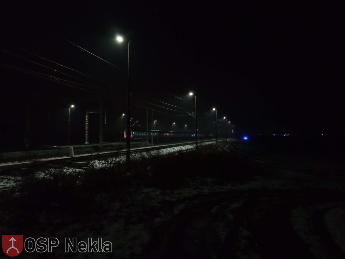Potrącenie na torach! Nieprzytomny 34-latek trafił do szpitala