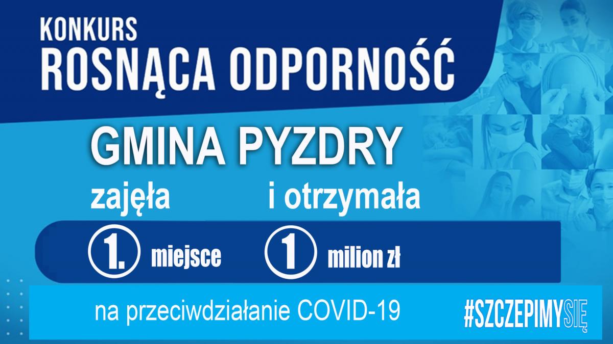 Gmina Pyzdry otrzymała milion zł za szczepienia