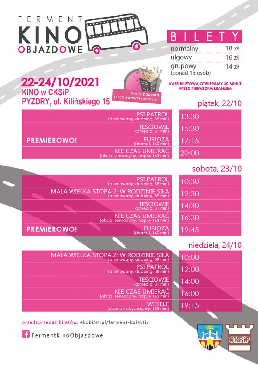 Wraca kino w Pyzdrach! (repertuar)