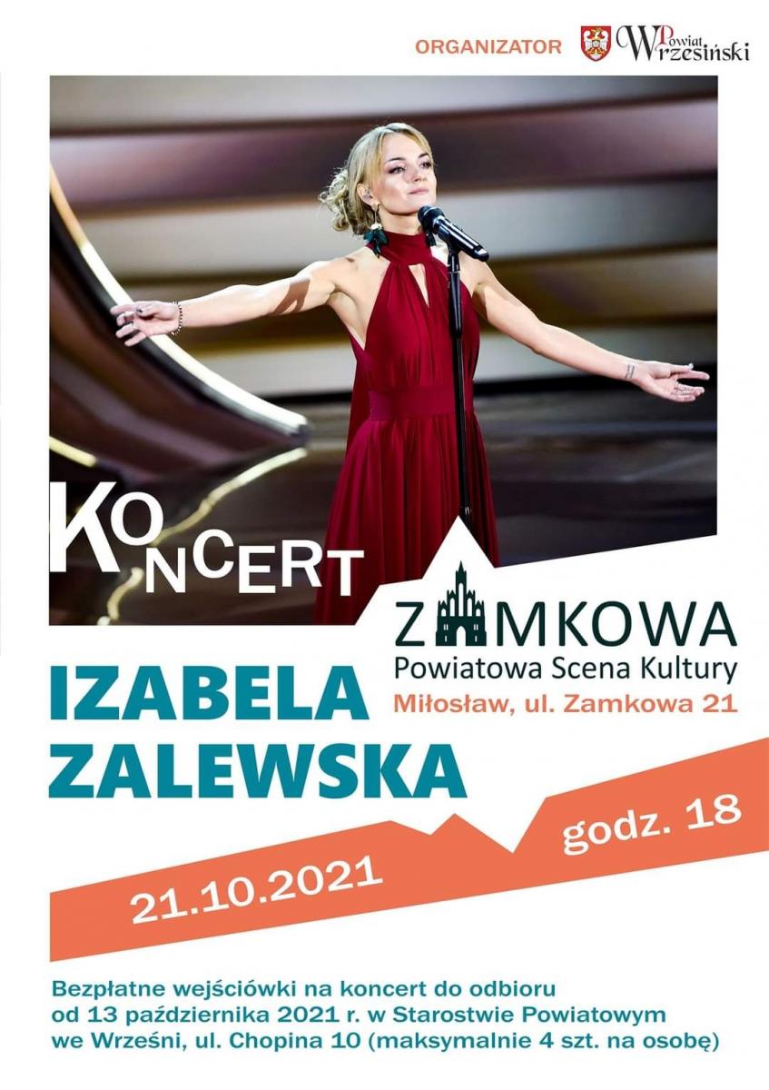 Koncert Izabeli Zalewskiej w Zamkowej!