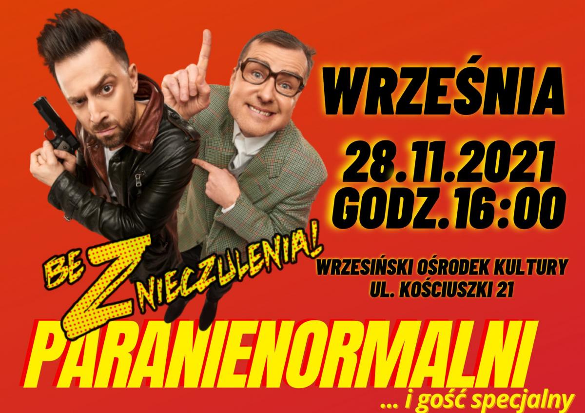 Kabaret Paranienormalni ponownie pojawią się we Wrześni!