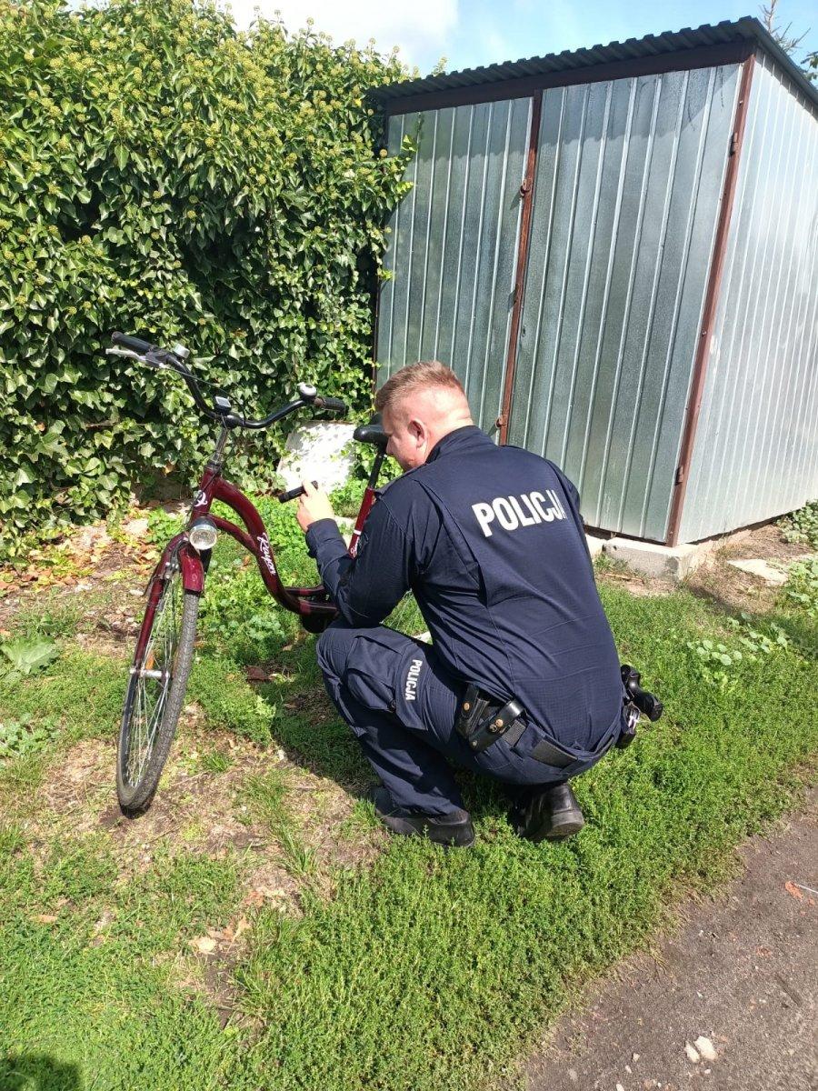 Policja odzyskała skradziony rower. Na szczęście był oznakowany