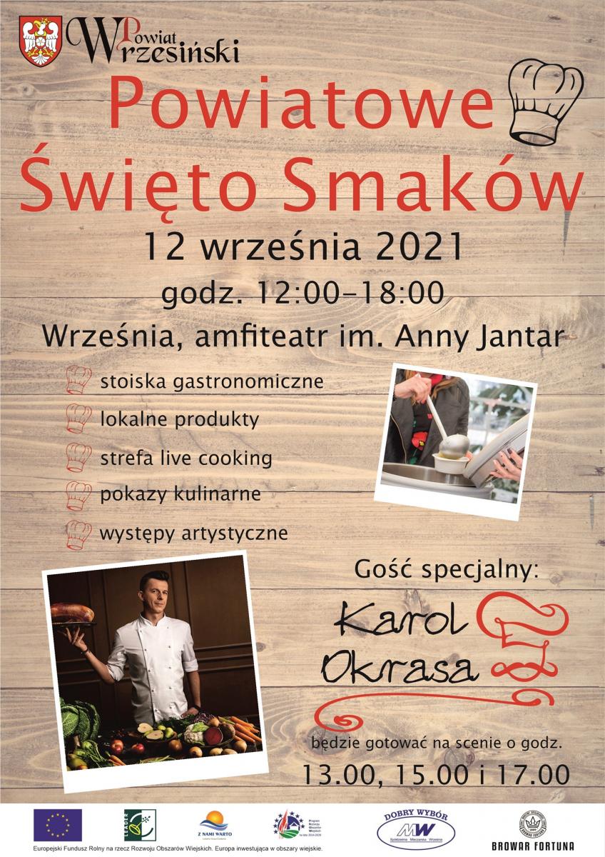 Powiatowe Święto Smaków z Karolem Okrasą!