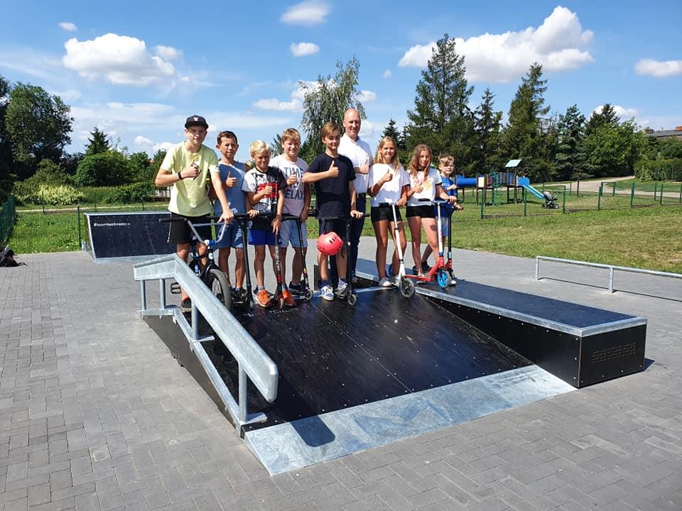 Młodzież się cieszy. Miłosław ma skatepark!