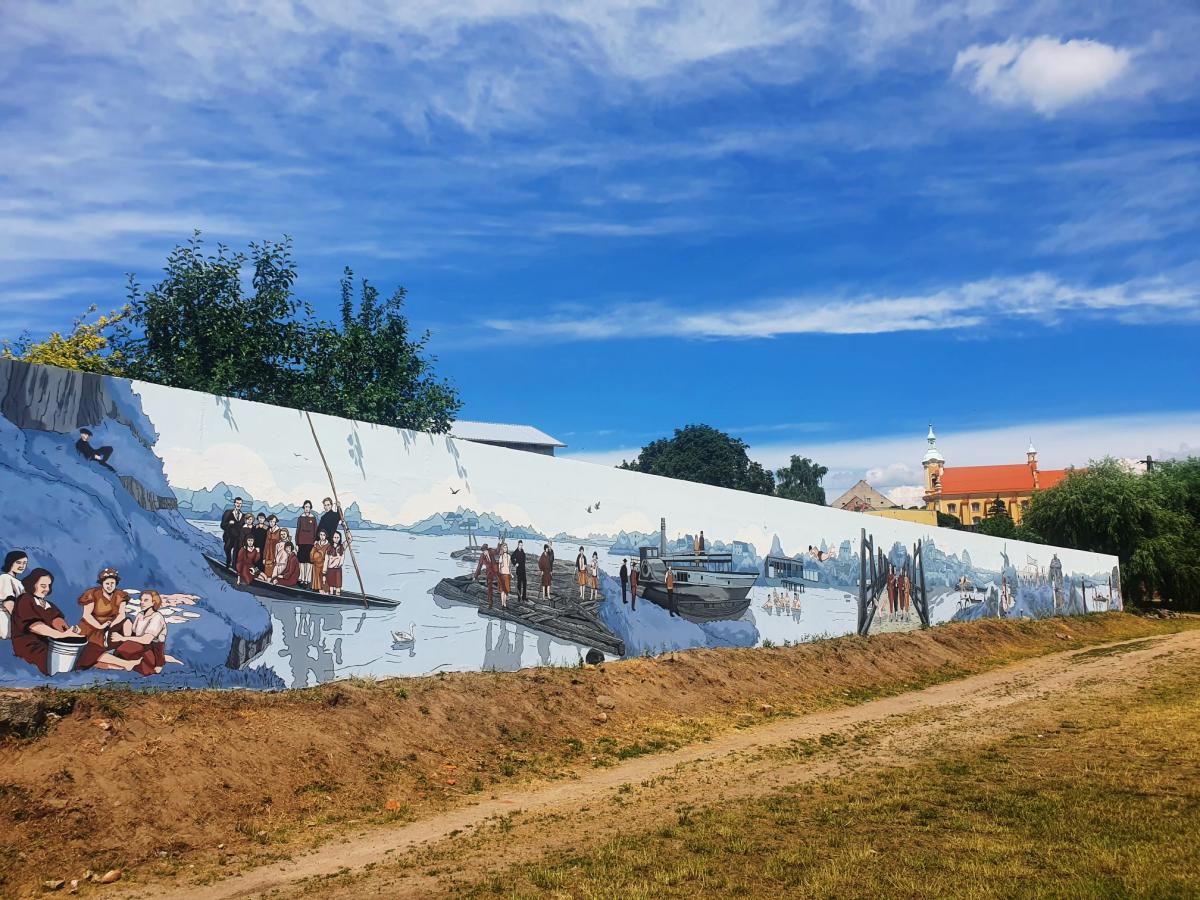 Kolejny duży i piękny mural w Pyzdrach!