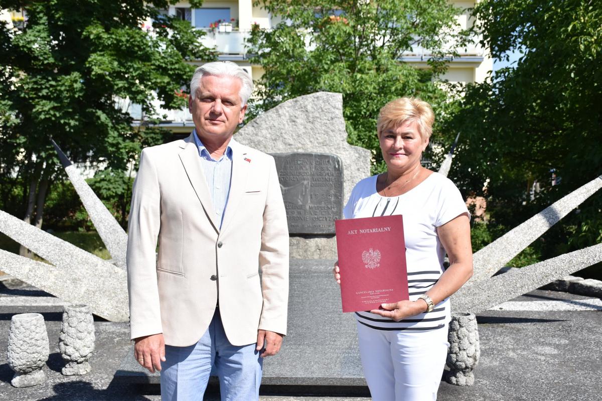 GMINA KUPIŁA POMNIK 68. PUŁKU PIECHOTY