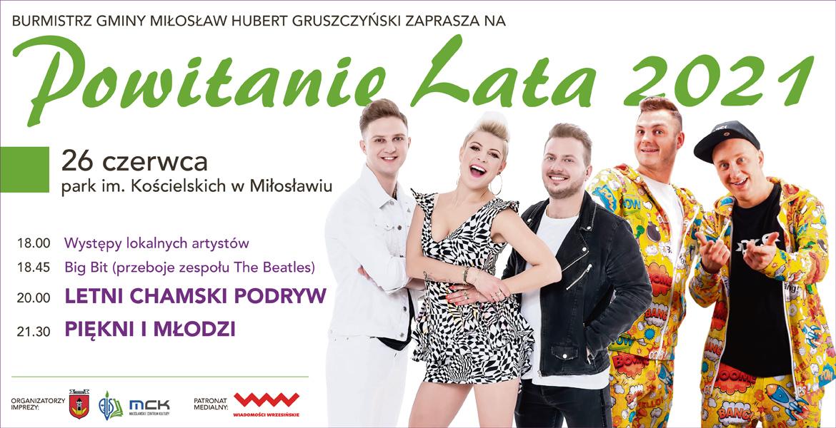 Koncertowe Powitanie Lata w Miłosławiu!